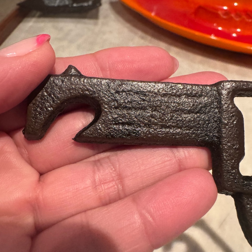Rustic Black Metal Bottle Opener - Picture 1 of 5